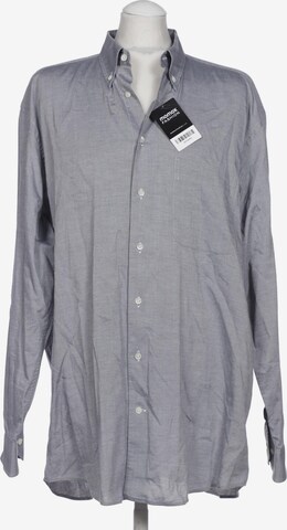 Van Laack Button Up Shirt in XL in Grey: front