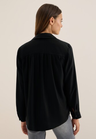 CECIL Bluse in Schwarz