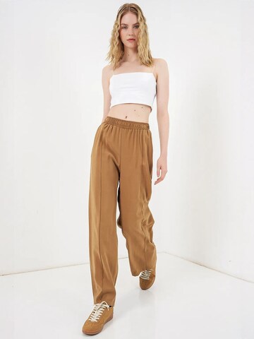 Wide leg Pantaloni di Bigdart in marrone