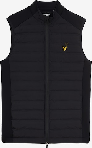 Gilet Lyle & Scott en noir : devant