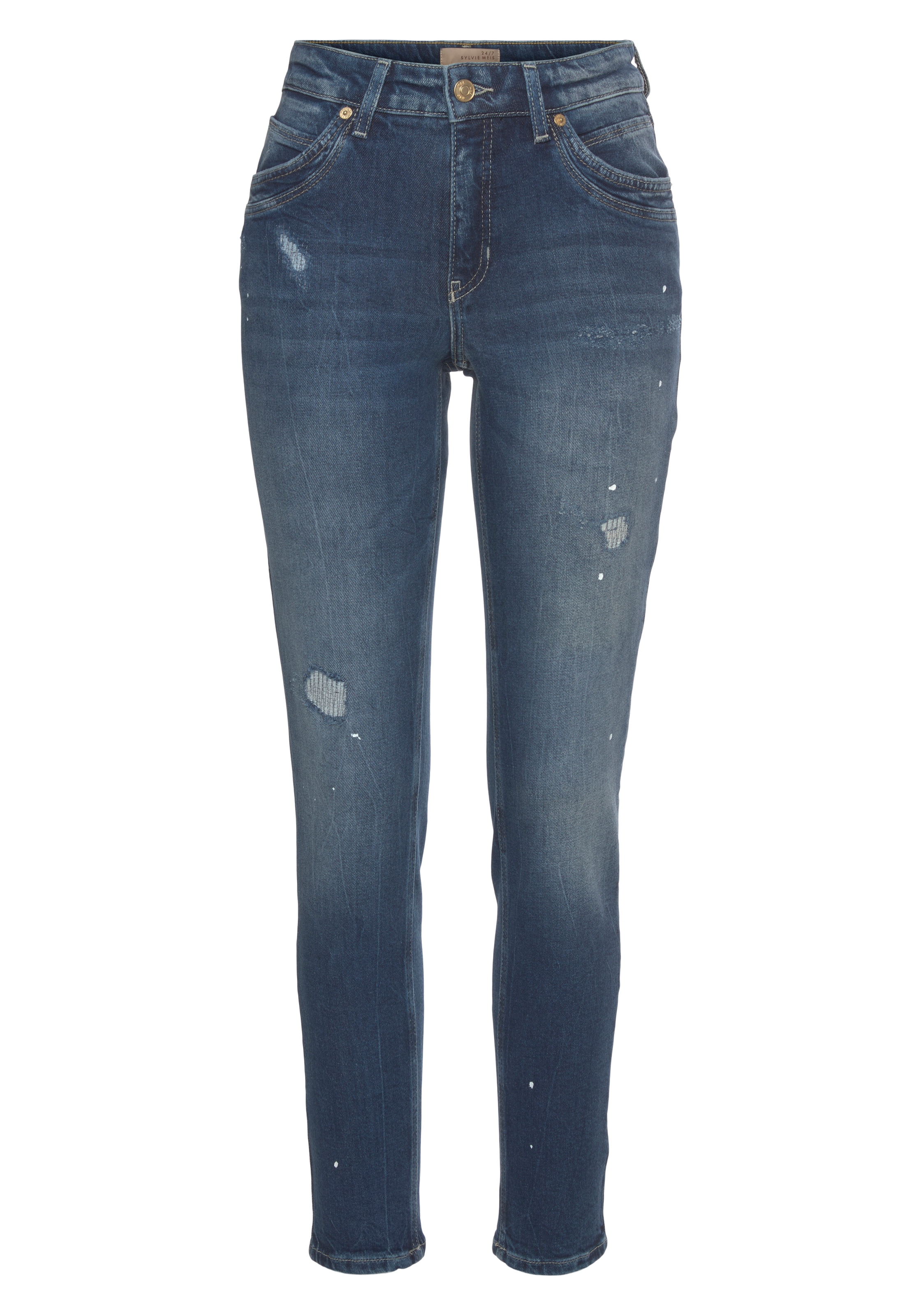 MAC Slim fit Jeans in Blue: front