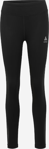 ODLO Skinny Spodnie sportowe w kolorze czarny: przód