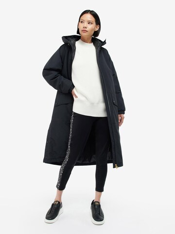 Barbour International Ανοιξιάτικο και φθινοπωρινό παλτό σε μαύρο