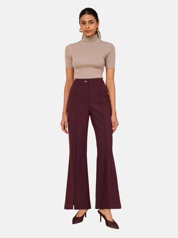 Friends Like These Flared Pants in Purple: front