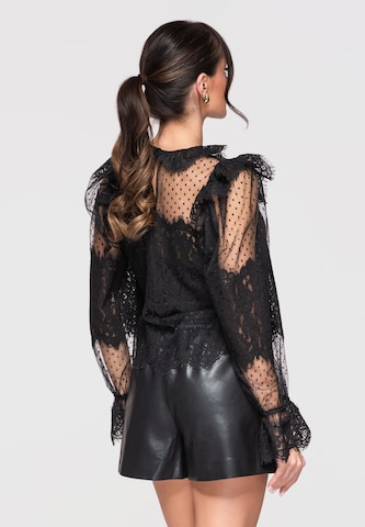 Ombre Blouse 'OW-TS-E0015' in Black