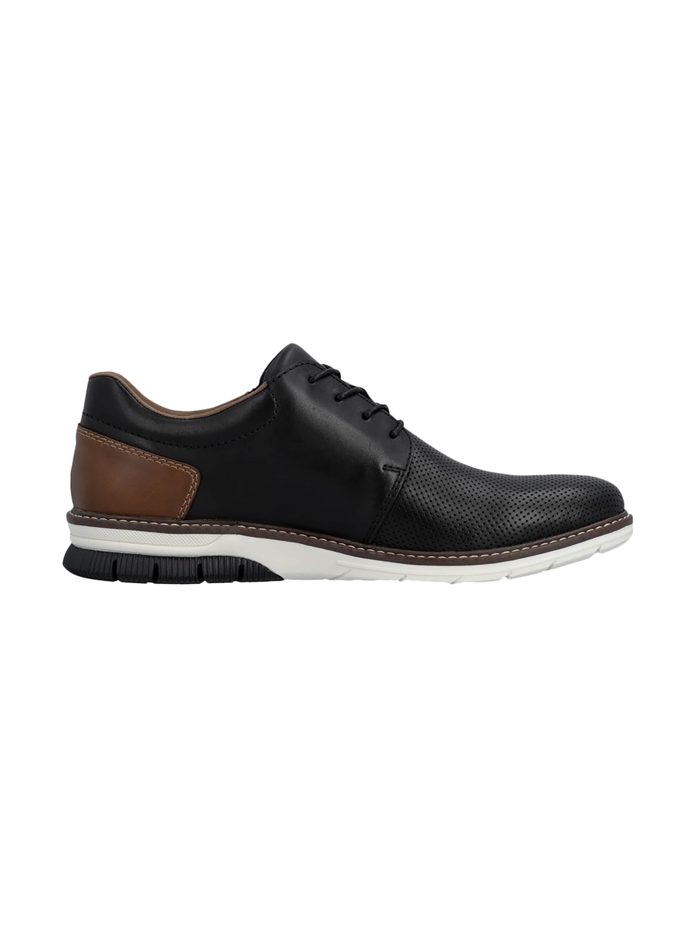 Chaussure basse 'Sneaker aus Clarino-Leder' Rieker en noir