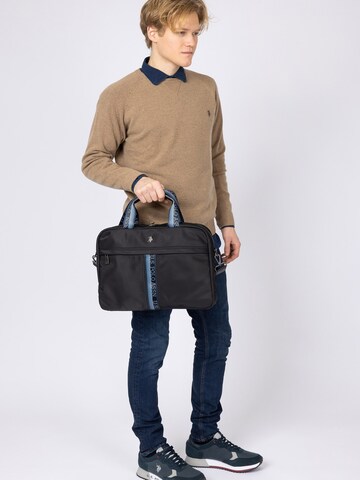 Borsa portadocumenti di U.S. POLO ASSN. in blu