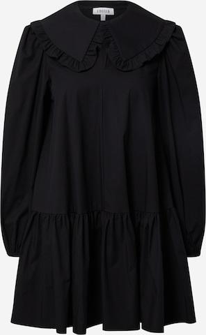 EDITED Платье-рубашка 'Katarina' в Черный: спереди