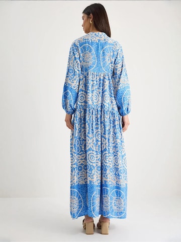 Abito camicia di Bianco Lucci in blu