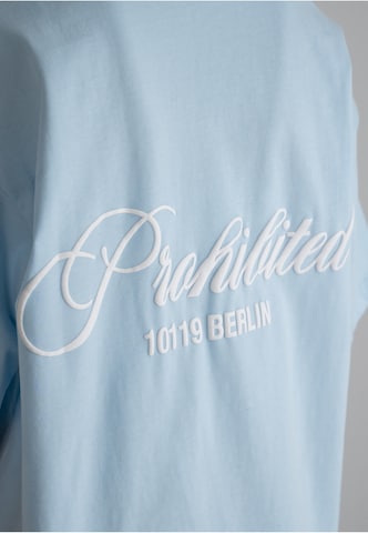 T-Shirt 'Hometow' Prohibited en bleu