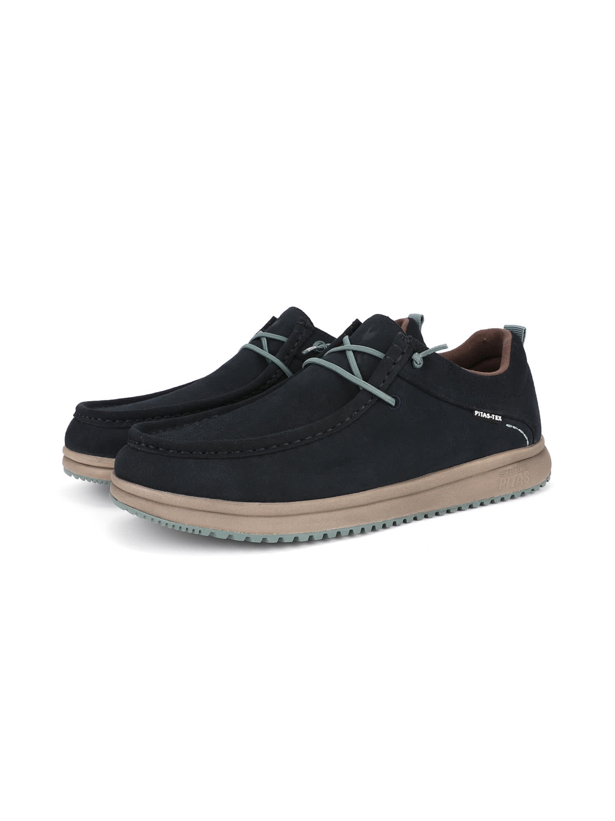 Walk In Pitas Moccasin 'Osaka' in Blue: front