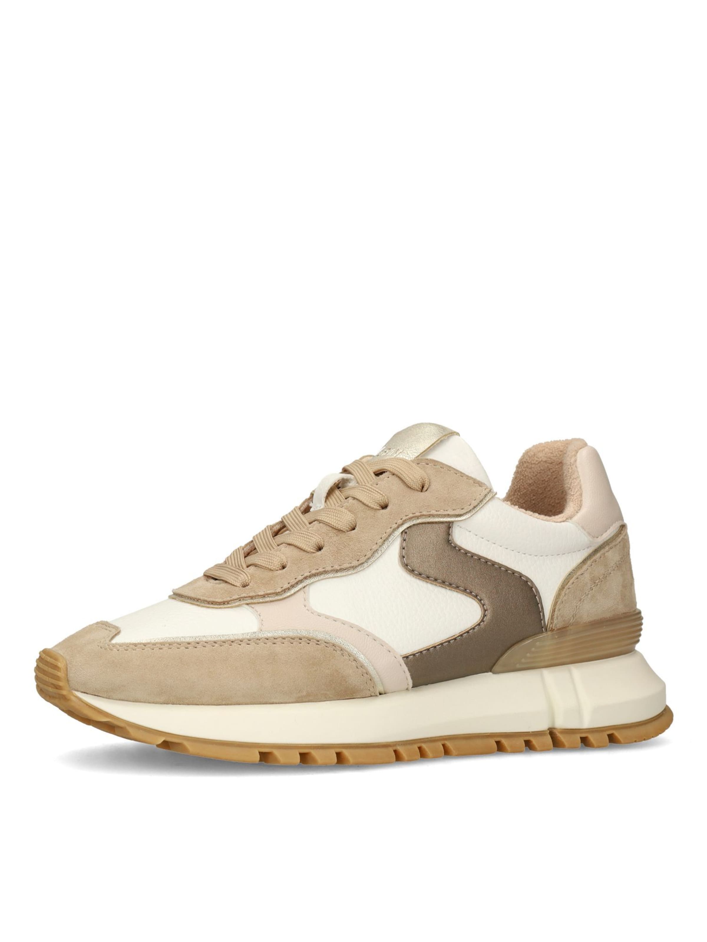 MANFIELD Sneaker in 36 in beigemeliert / weiß, Produktansicht