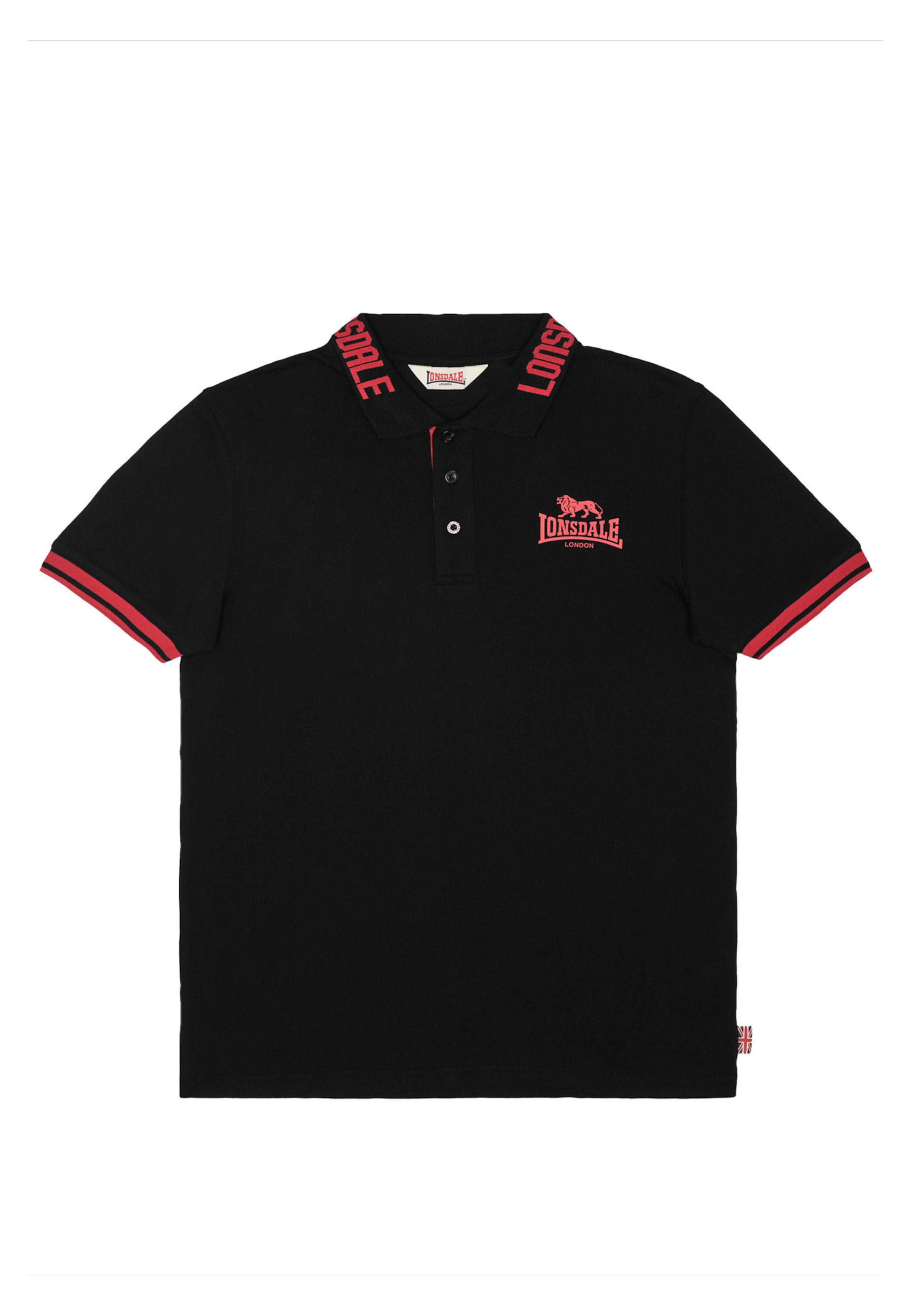 LONSDALE Koszulka w kolorze czarny: przód