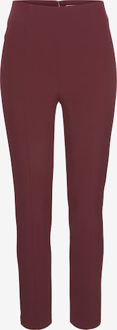 LASCANA Pyžamové kalhoty – červená: přední strana