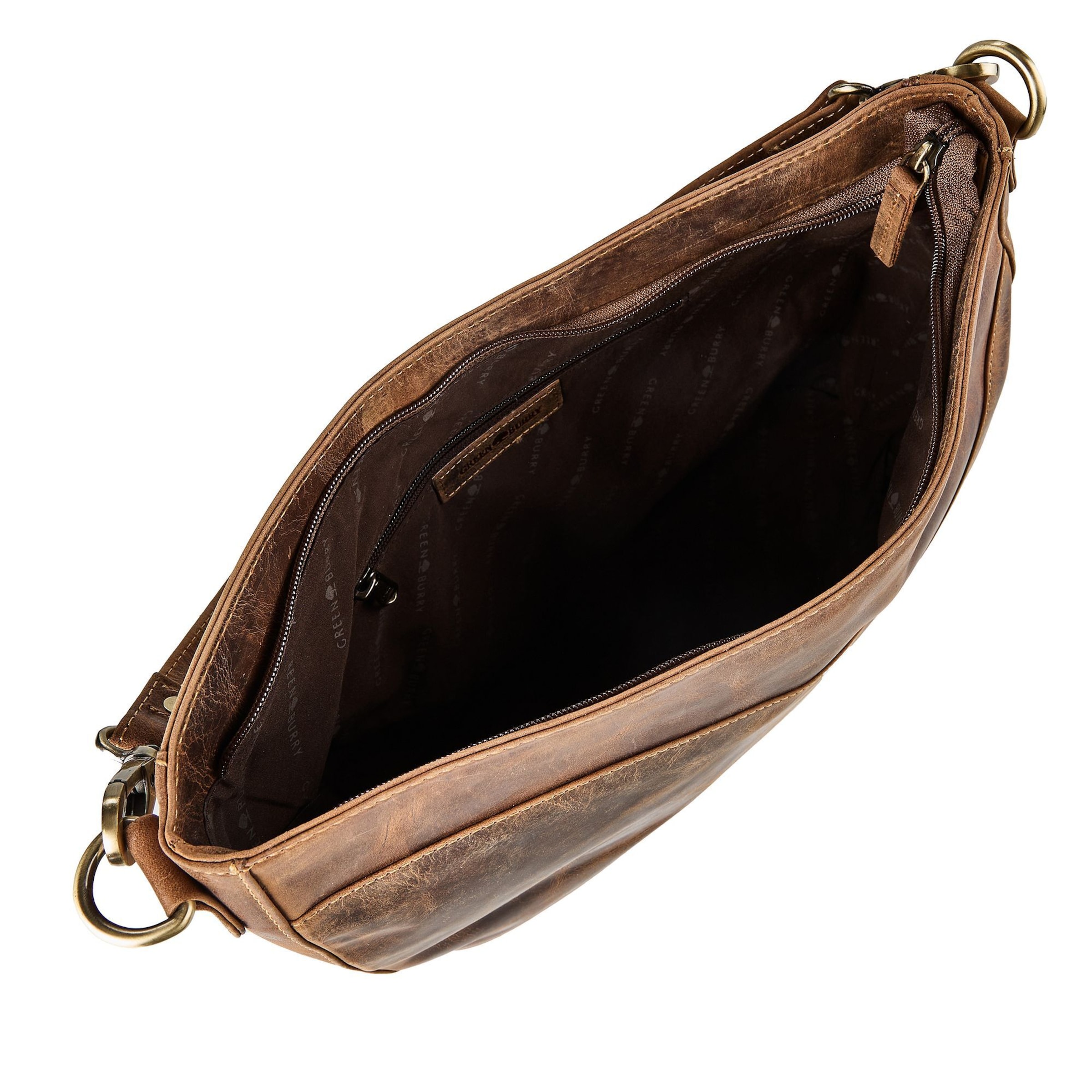 Sac bandoulière GREENBURRY en marron