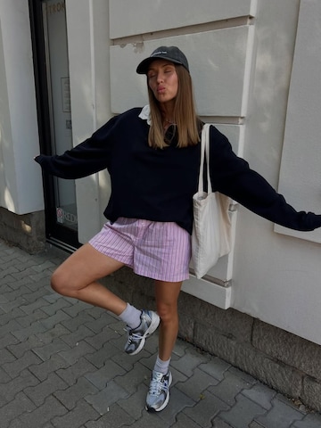 LeGer by Lena Gercke Voľný strih Nohavice 'Farine' - Ružová