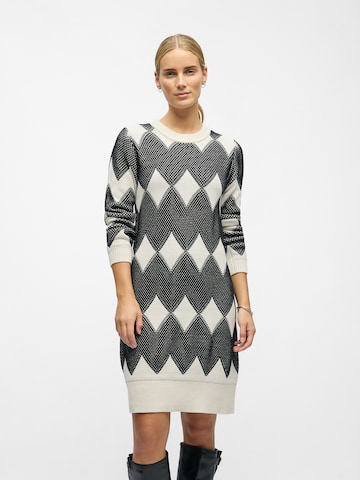 Robes en maille 'OBJOLYMPIA' OBJECT en blanc : devant