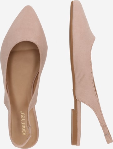 ABOUT YOU Ballet Flats 'Samira' in Pink