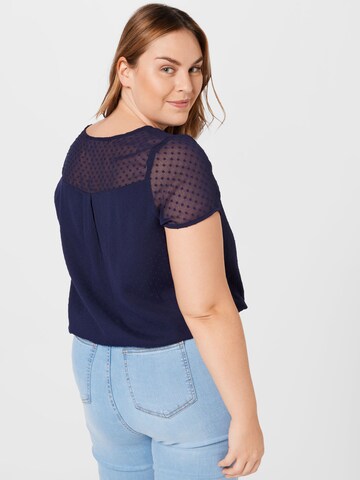 T-shirt 'Senta' ABOUT YOU Curvy en bleu