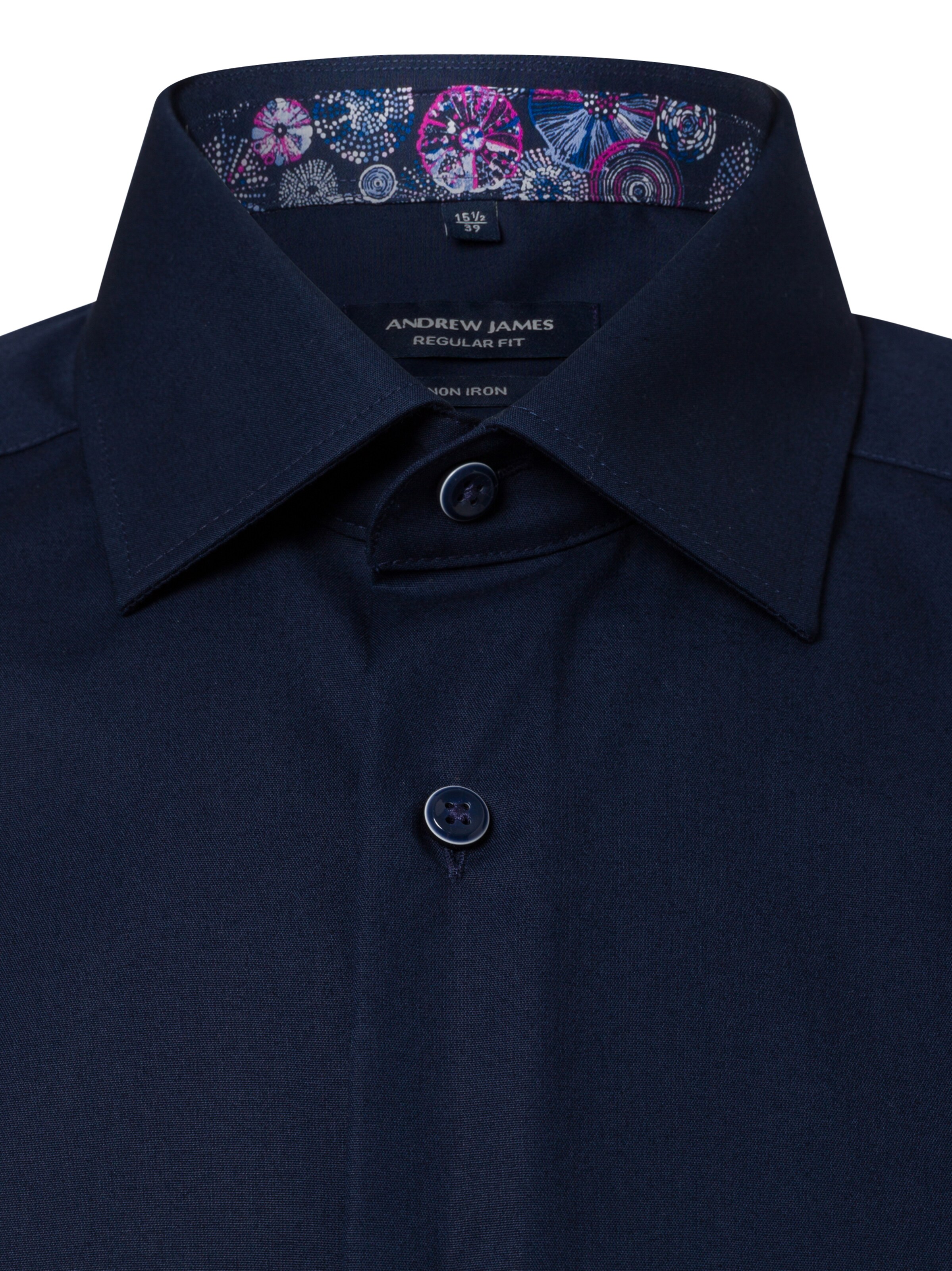 Andrew James Regular fit Business Shirt in Blue