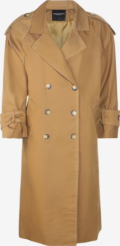 FRESHLIONS Between-Seasons Coat in Brown: front