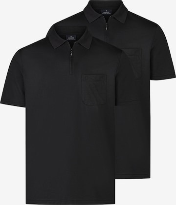 Ragman Shirt 'Basic' in Black: front