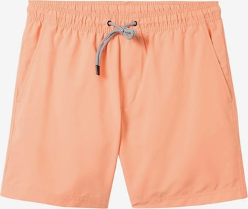 Shorts de bain TOM TAILOR DENIM en orange : devant