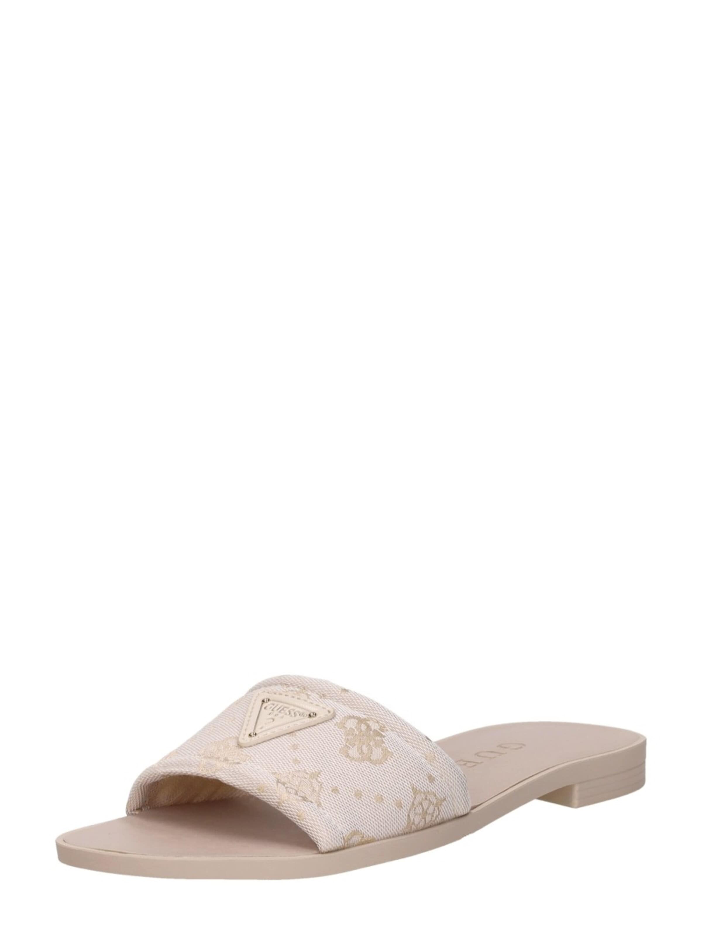 GUESS Huisschoenen 'Elysone' in Beige: voorkant