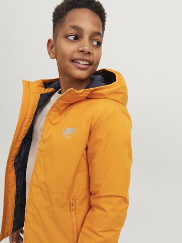 Jack & Jones Junior Winter Jacket in Orange