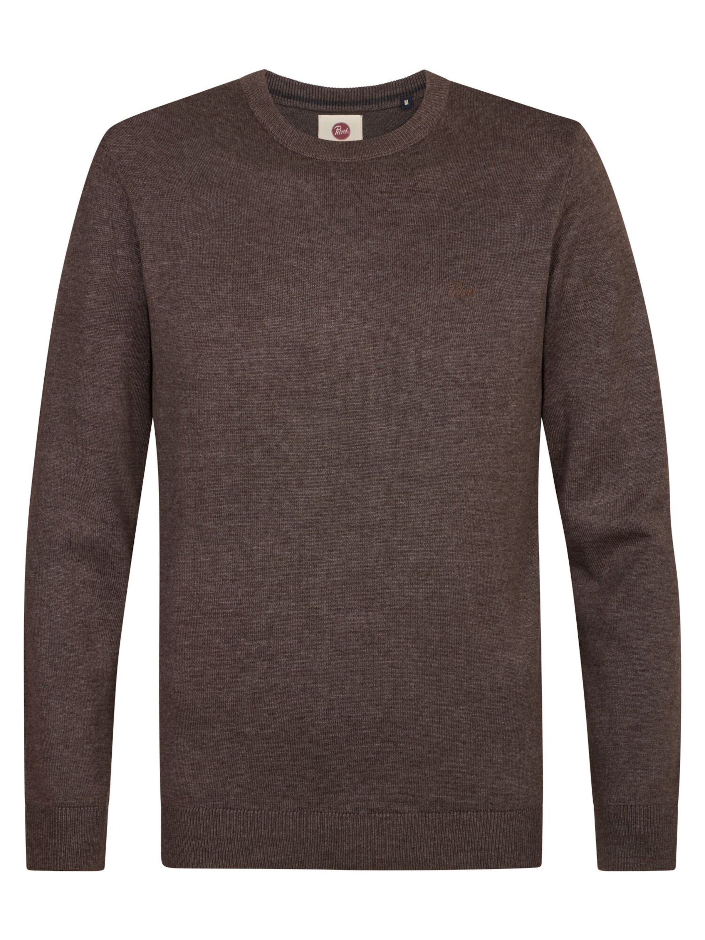 Petrol Industries Sweater in Brown: front