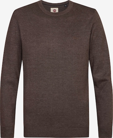 Petrol Industries Pullover in Braun: Vorderseite