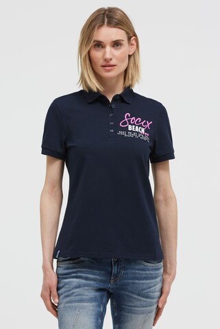 Soccx Shirt in Blau: Vorderseite