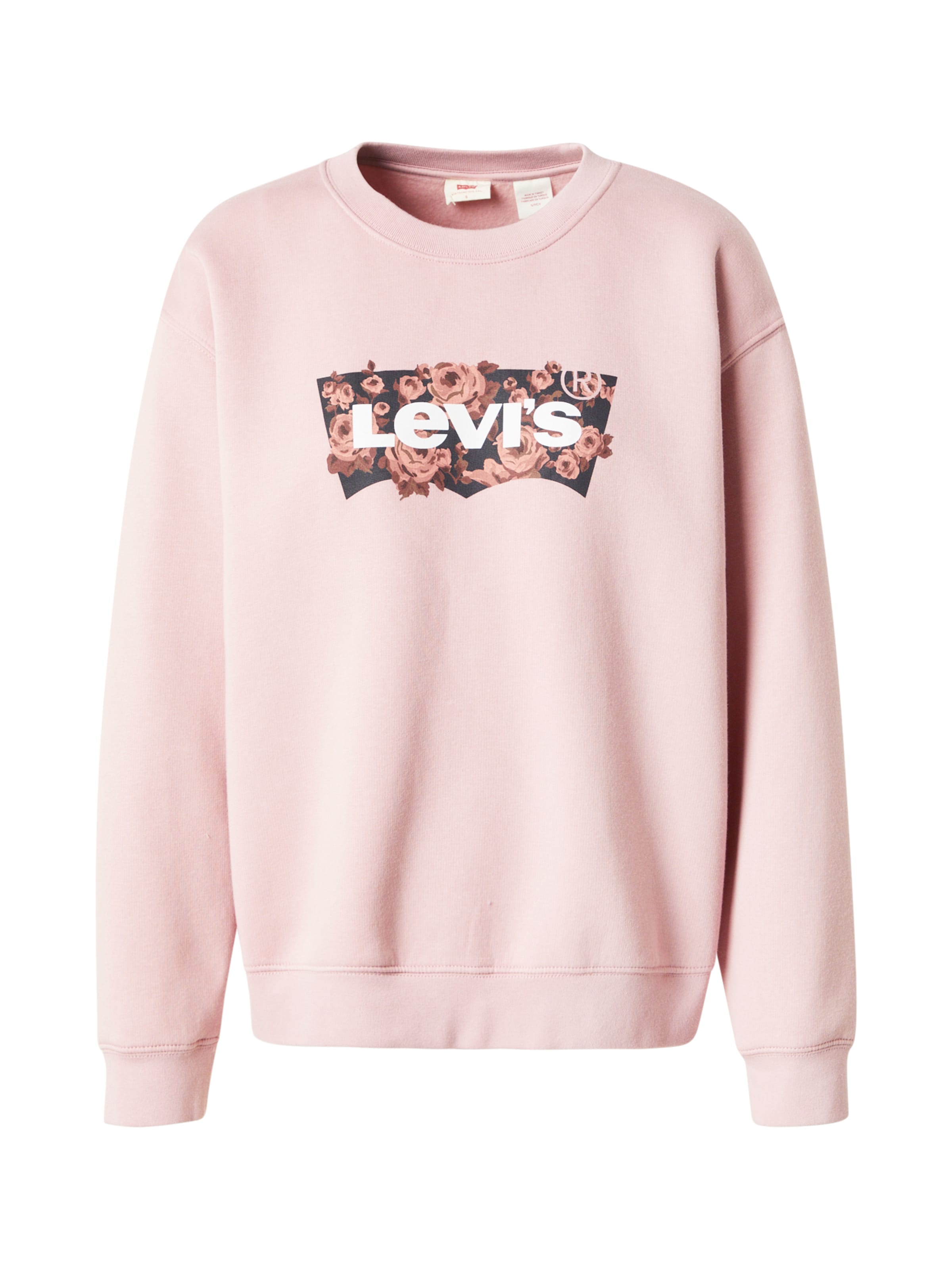 Sweat-shirt 'Graphic Everyday Crew Sweatshirt' LEVI'S ® en rose : devant