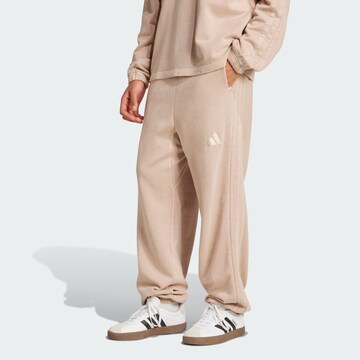 Tapered Pantaloni sportivi 'All Szn' di ADIDAS SPORTSWEAR in marrone: frontale