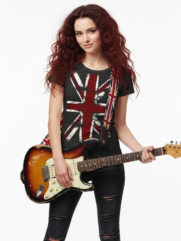 MAKAYA Shirt 'Union Jack' in Black
