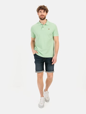 CAMEL ACTIVE Shirt 'Piqué' in Green