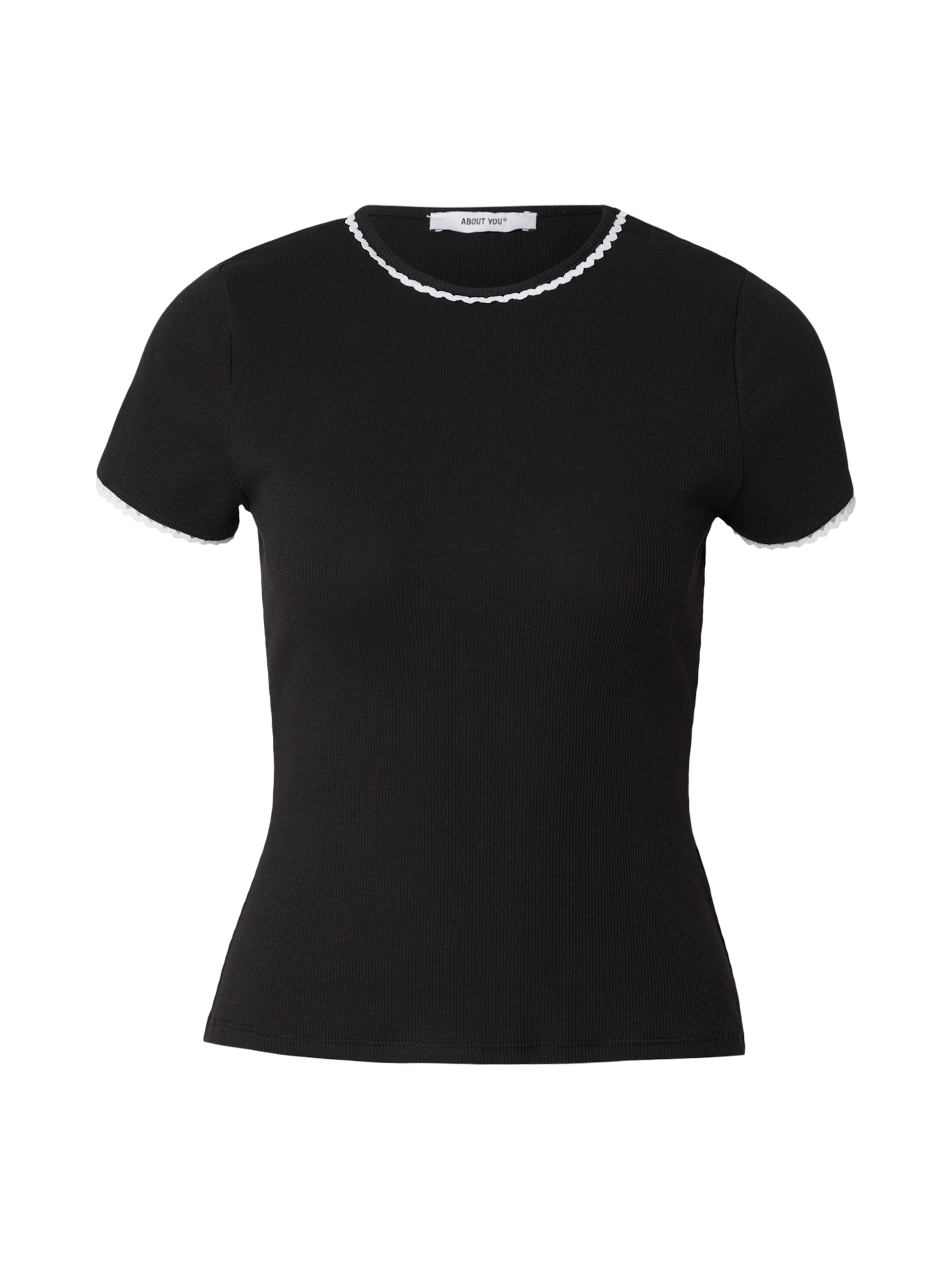 ABOUT YOU - Camiseta 'Maxine' en negro: frente
