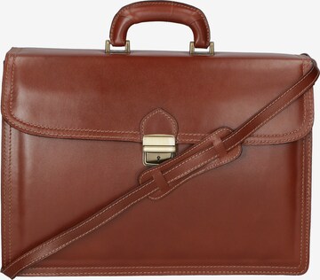 Gave Lux Document Bag in Brown: front