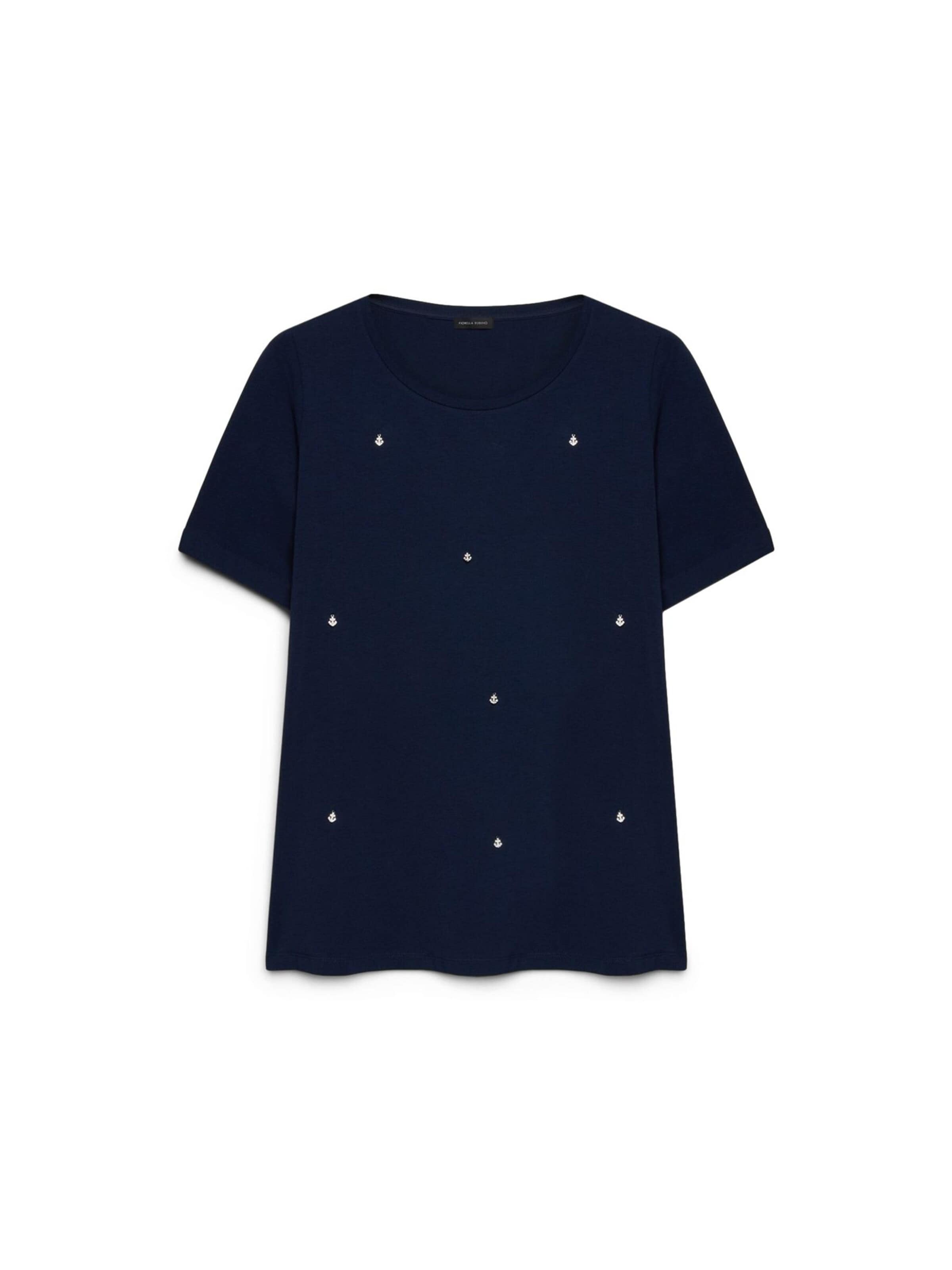 Fiorella Rubino - Camiseta en azul: frente