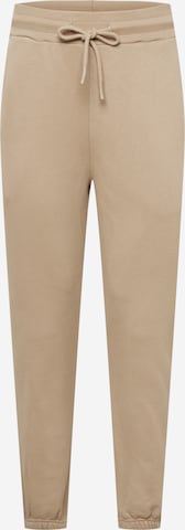 Ocay Tapered Pants in Brown: front