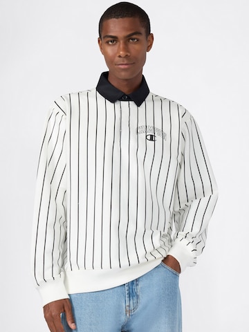 Champion Authentic Athletic Apparel Poloshirt in Weiß: Vorderseite