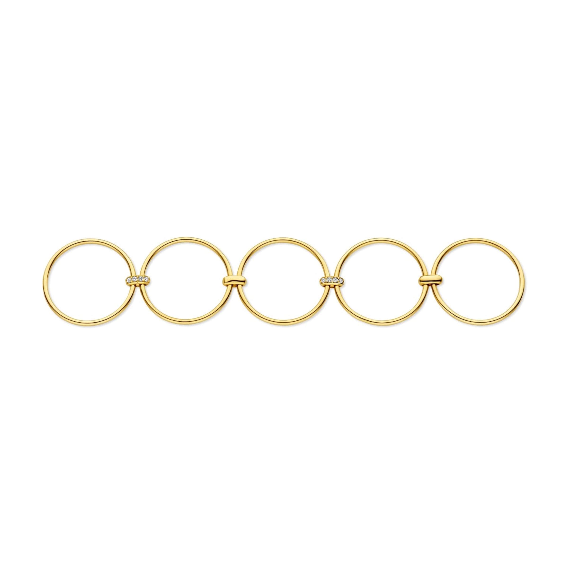 Isabel Bernard Ring in Goud