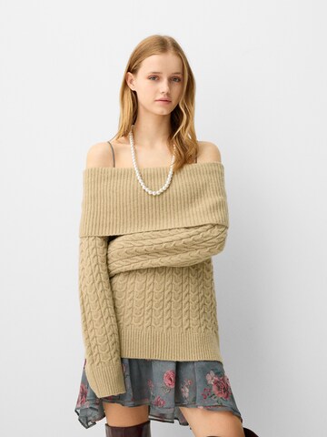 Pullover di Bershka in beige: frontale