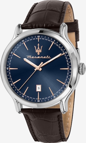 Maserati Uhr 'Epoca' in Braun: predná strana