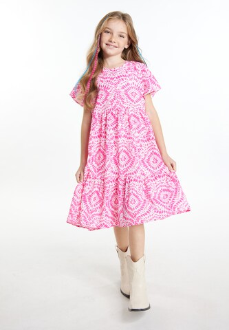 IZIA Dress in Pink: front