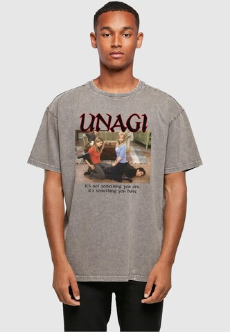 ABSOLUTE CULT Shirt 'Friends - Unagi' in Grijs: voorkant