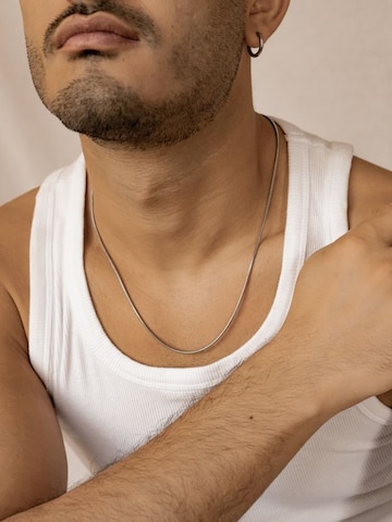 Hey Happiness Sieraden set 'Edge Snake' in Zilver: voorkant