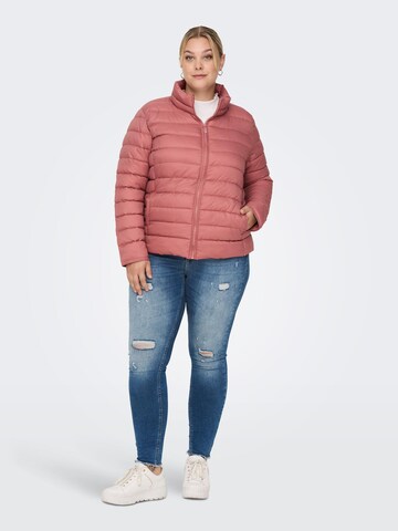 ONLY Carmakoma Between-Season Jacket 'TAHOE' in Pink