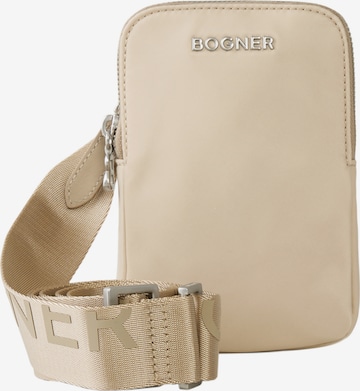 BOGNER Crossbody Bag 'Klosters Johanna' in Beige: front