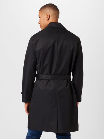 BURTON MENSWEAR LONDON Ανοιξιάτικο και φθινοπωρινό παλτό σε μαύρο